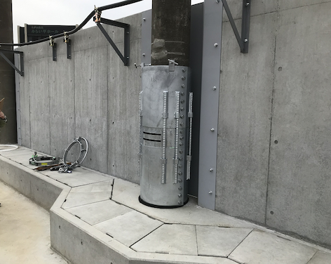 電柱耐震補強材 TDシリーズ