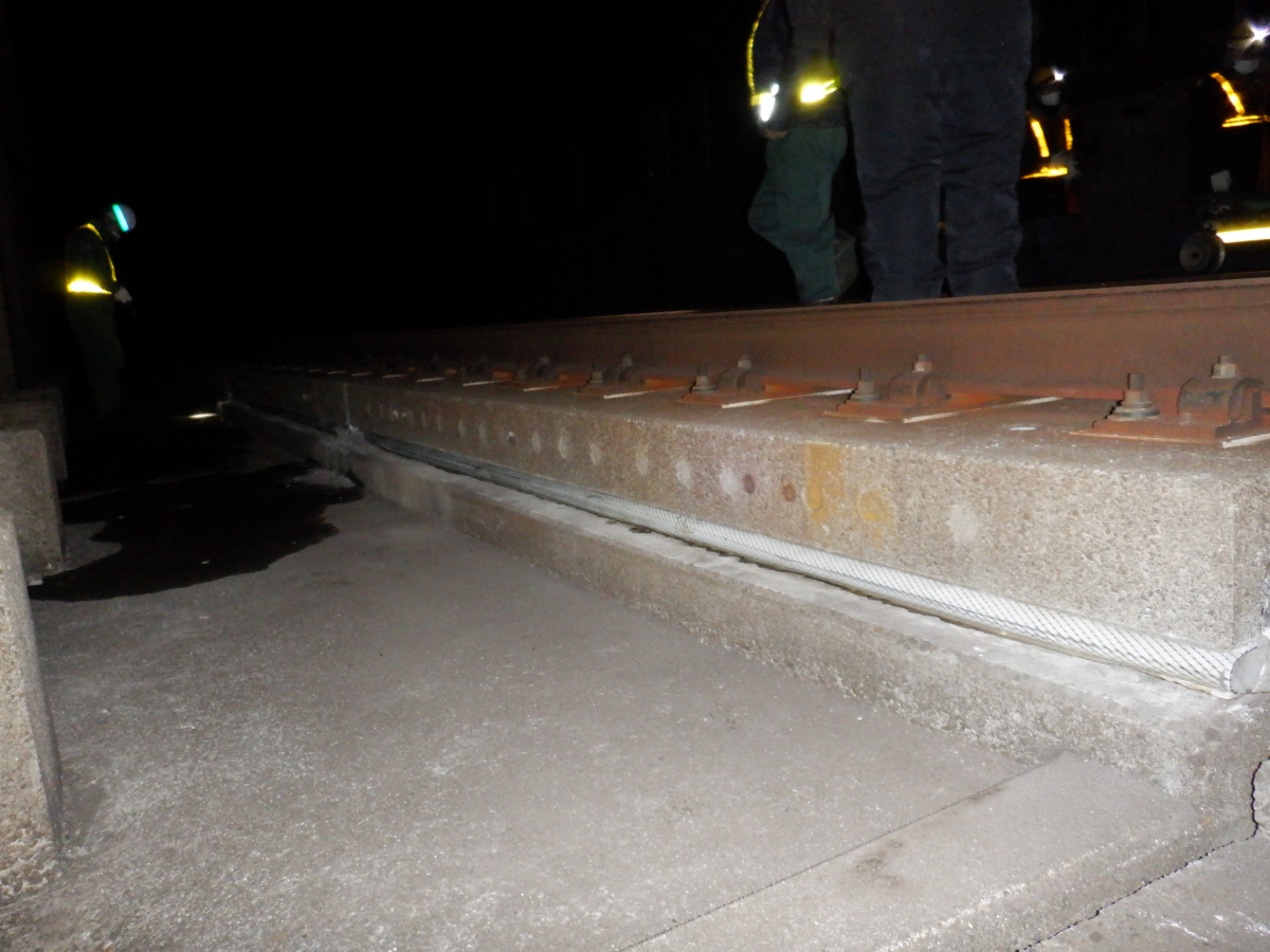 実軌道への試験施設